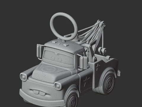 Mater Captain America Ring Figure 3D Model