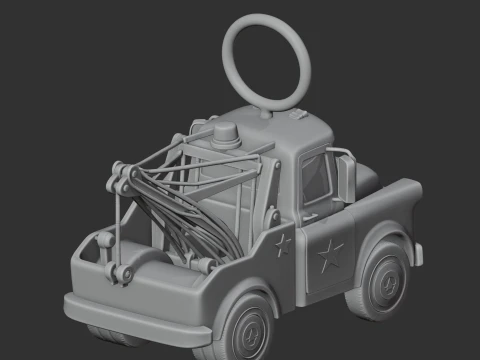 Mater Captain America Ring Figure 3D Model