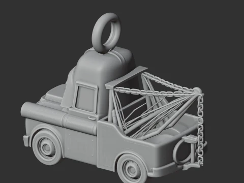 Mater Darth Vader Ring Figure 3D Model