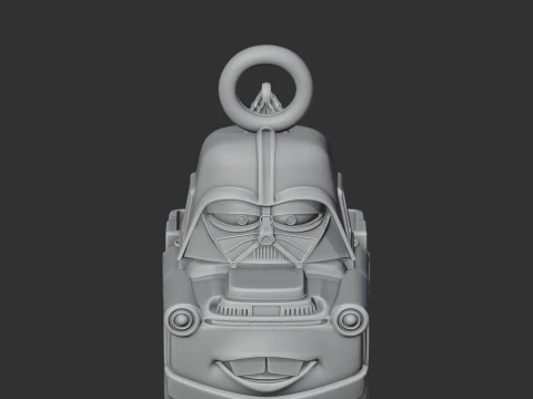 Mater Darth Vader Ring Figure 3D Model