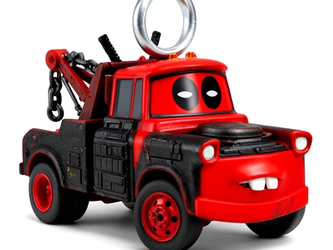 Mater Deadpool Ring Figure 3D Model