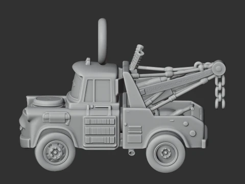 Mater Deadpool Ring Figure 3D Model