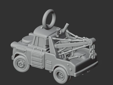 Mater Deadpool Ring Figure 3D Model