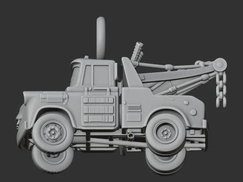 Mater Deadpool Ring Figure 3D Model