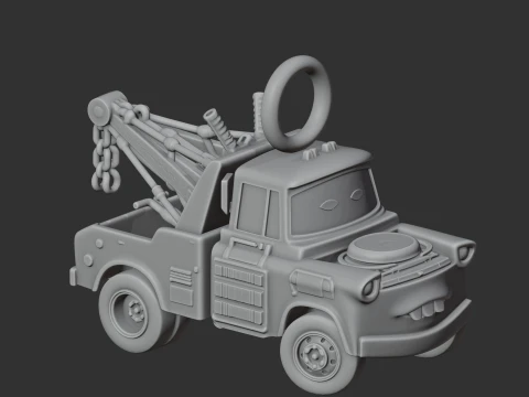 Mater Deadpool Ring Figure 3D Model