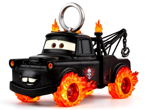Mater Ghost Rider Ring Figure 3D Model