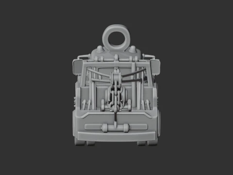 Mater Kratos Ring Figure 3D Model