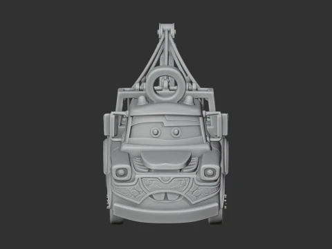 Mater Kratos Ring Figure 3D Model
