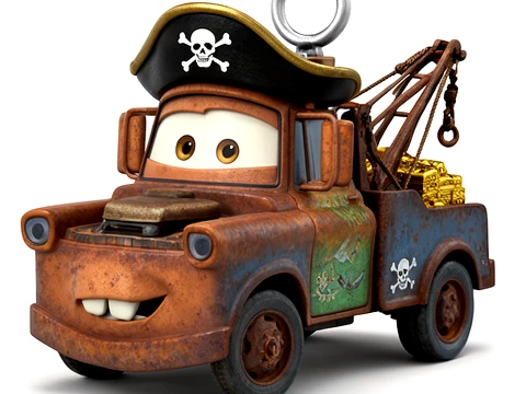 Mater Pirate Ring Figure 3D Model