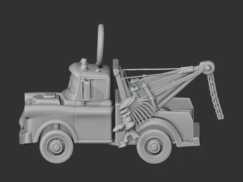 Mater Predator Ring Figure 3D Model