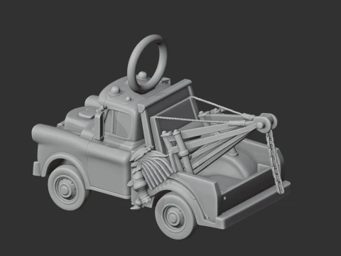 Mater Predator Ring Figure 3D Model