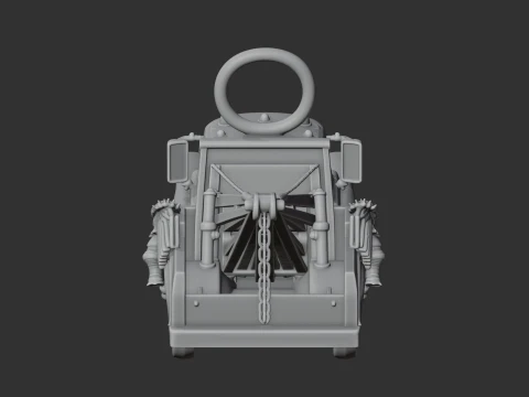 Mater Predator Ring Figure 3D Model