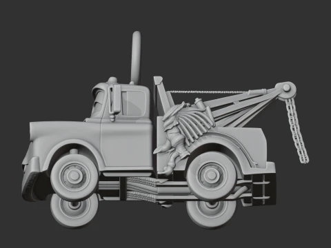 Mater Predator Ring Figure 3D Model