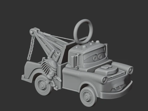 Mater Predator Ring Figure 3D Model