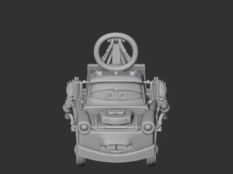 Mater Predator Ring Figure 3D Model