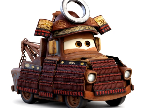 Mater Samurai Ring Figure 3D Model