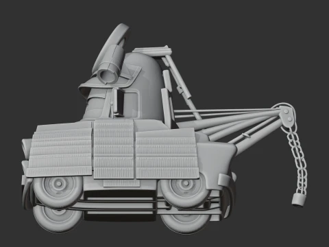 Mater Samurai Ring Figure 3D Model