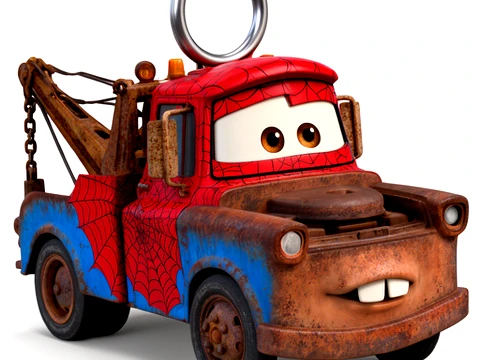 Mater Spider-Man Ring Figure 3D Модель