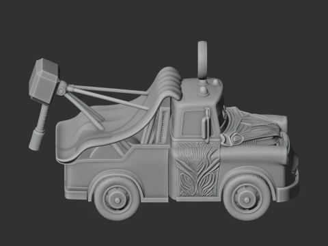 Mater Thor Ring Figure 3D Model