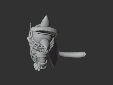 Tom Cat Gladiator Ring Figure 3D Model
