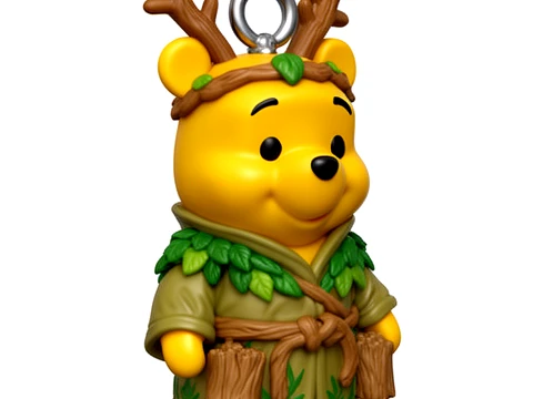 Winnie the Pooh Druid Ring Figure 3D Model