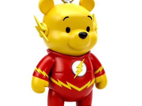 Winnie the Pooh Flash Ring Figure 3D Model