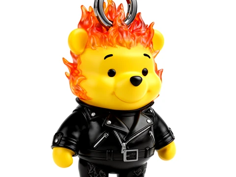 Winnie the Pooh Ghost Rider Ring Figure 3D Model