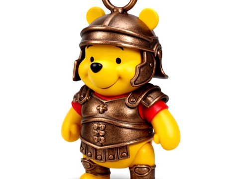 Winnie the Pooh Gladiator Ring Figure 3D Model