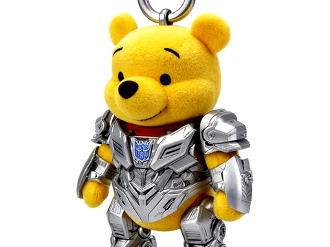 Winnie the Pooh Megatron Ring Figure 3D Model