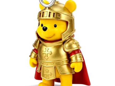 Winnie the Pooh Paladin Ring Figure 3D Model