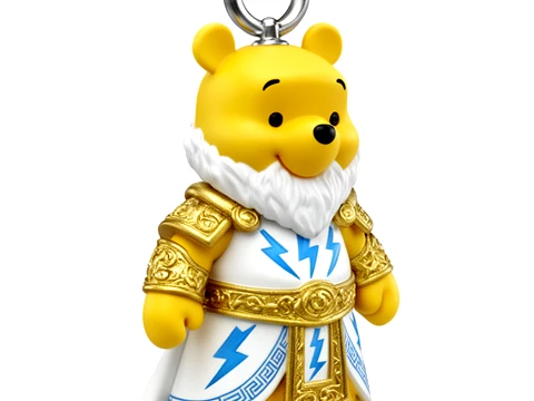Winnie the Pooh Zeus Ring Figure 3D Model