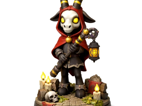 Amdusias Cult of the Lamb Modello 3D