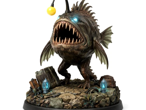 Anglerfish Outer Wilds 3D Model