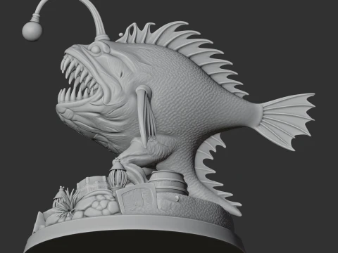 Anglerfish Outer Wilds 3D Model