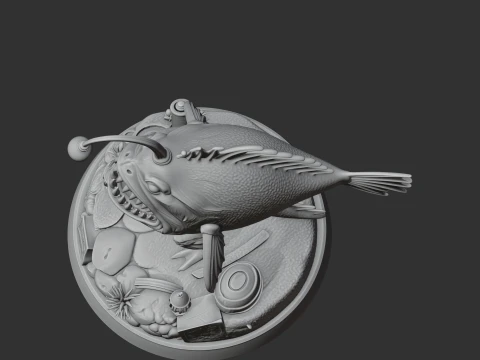 Anglerfish Outer Wilds 3D Model