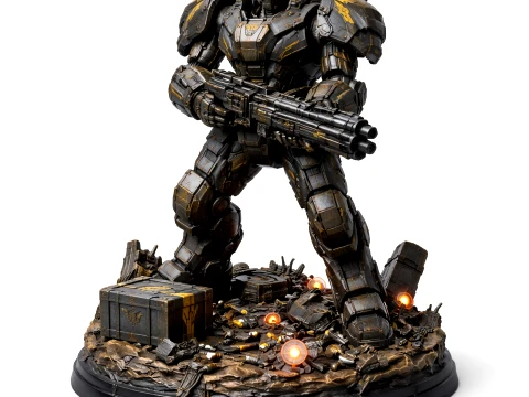 Automaton Devastator Helldivers 2 Model 3D