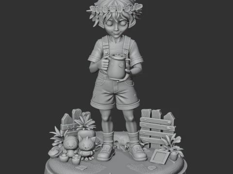 Basil Omori 3D Model