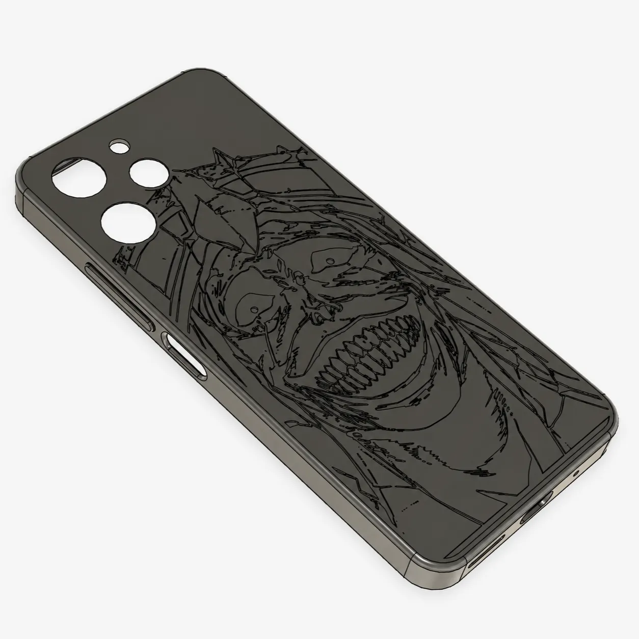 Funda互換性のあるXiaomi redmi 12 3Dプリントモデル .c4d .max .obj .3ds .fbx .stl .blend