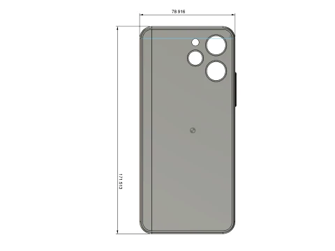 Funda互換性のあるXiaomi redmi 12 3Dプリントモデル