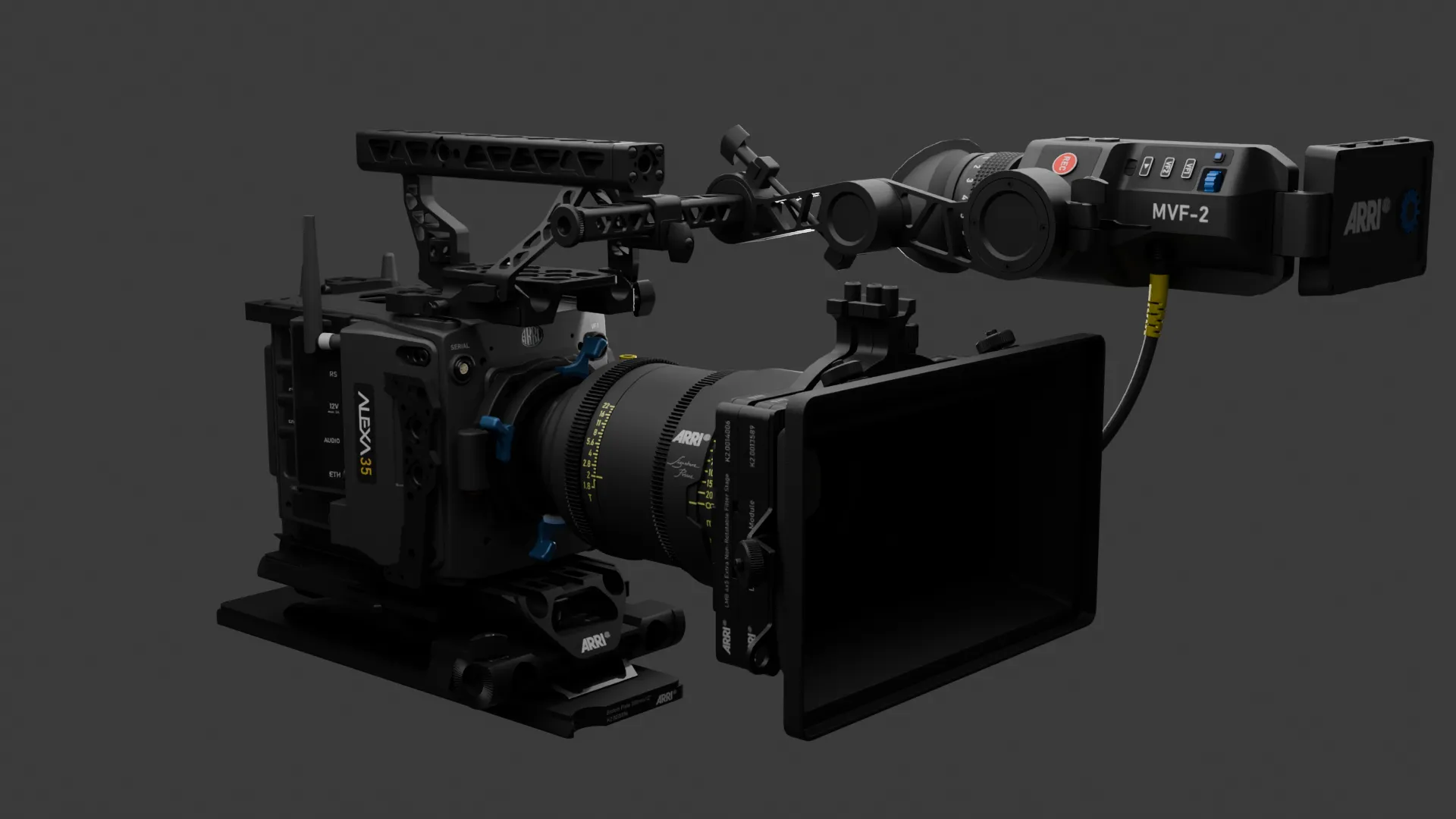 Professional Professional ARRI ALEXA35 Video Camera Video Camera 3D Model .c4d .max .obj .3ds .fbx .stl .blend