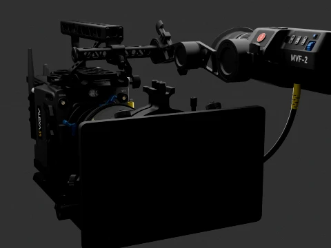 Professional Professional ARRI ALEXA35 Video Camera Video Camera 3D Model