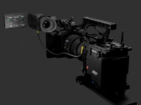 Professional Professional ARRI ALEXA35 Video Camera Video Camera 3D Model