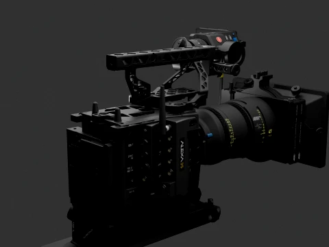Professional Professional ARRI ALEXA35 Video Camera Video Camera 3D Model