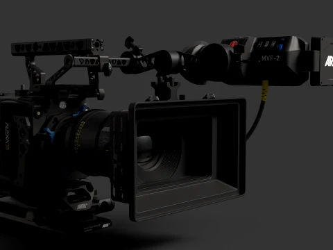 Professional Professional ARRI ALEXA35 Video Camera Video Camera 3D Model