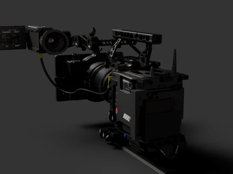 Professional Professional ARRI ALEXA35 Video Camera Video Camera 3D Model