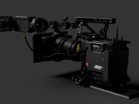 Professional Professional ARRI ALEXA35 Video Camera Video Camera 3D Model