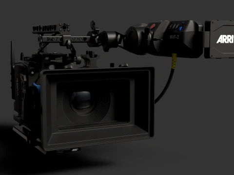 Professional Professional ARRI ALEXA35 Video Camera Video Camera 3D Model