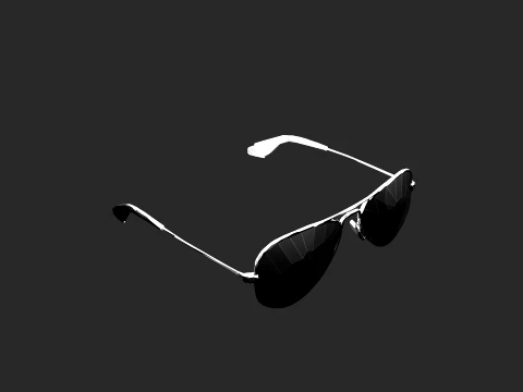 ChineseSun Glasses 3D Model