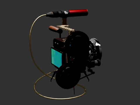 Chinese Movie Camera 3D Model