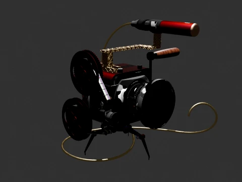Chinese Movie Camera 3D Model